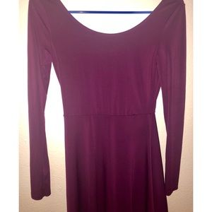 Grape Purple Mini Tight Dress